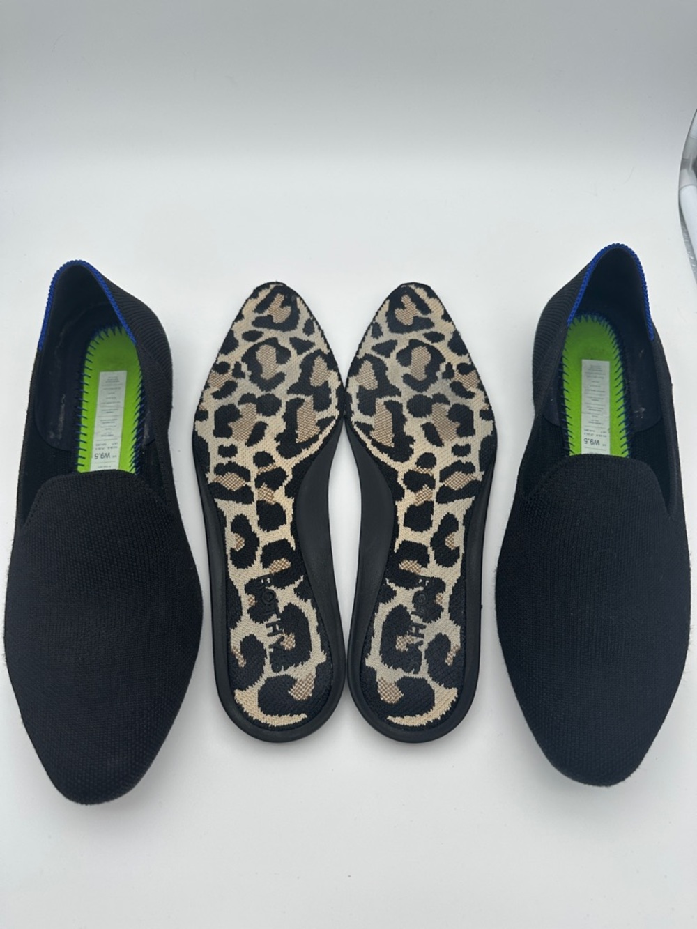 Rothy’s The Almond Loafer Size 9.5 Black Casual Weekend Comfortable Office Shoe - Picture 14 of 16